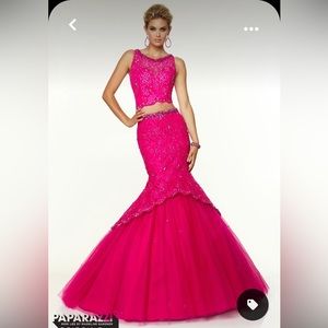 Prom dress, MoriLee by Madelyn Klein.